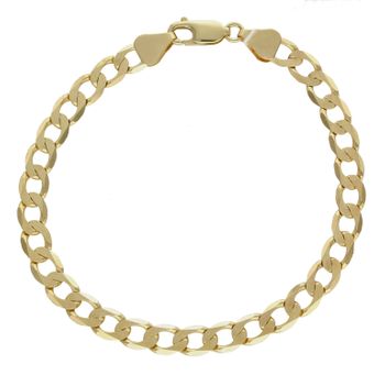 Złota bransoletka męska 585 klasyczna 6,3 mm DIA-BRA-8094-585 160 6,3mm.Bransoletka złota męska pancerka wykonana z próby 585, długość 21 cm. Biżuteria w formie złotej pancerki to ciekawy model bransolety, Efektowna biżuteri.jpg